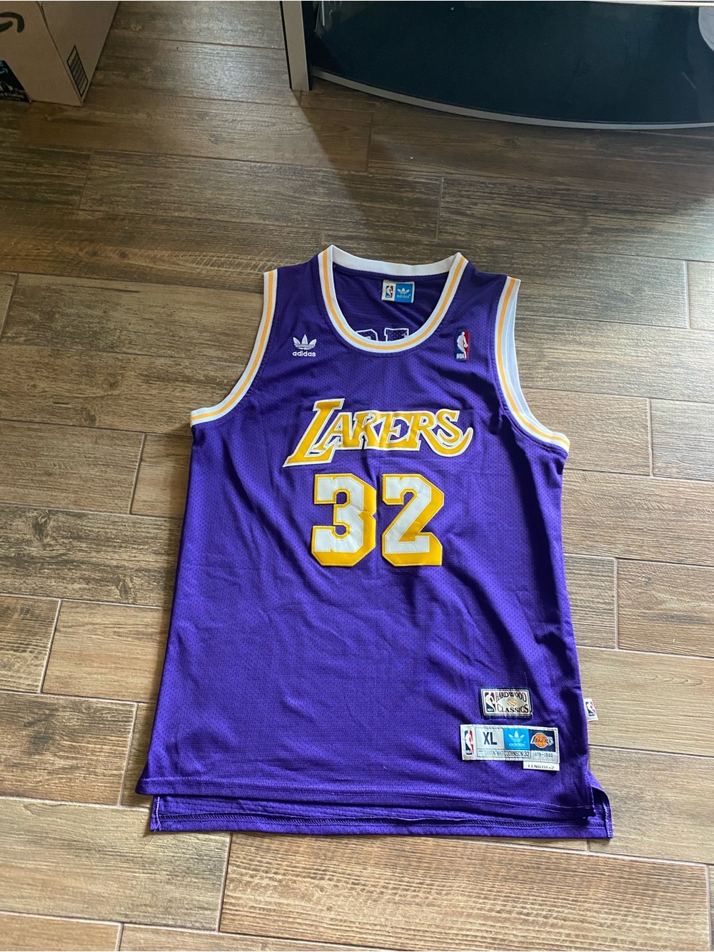 Adidas Lakers Magic Johnson Retro Jersey